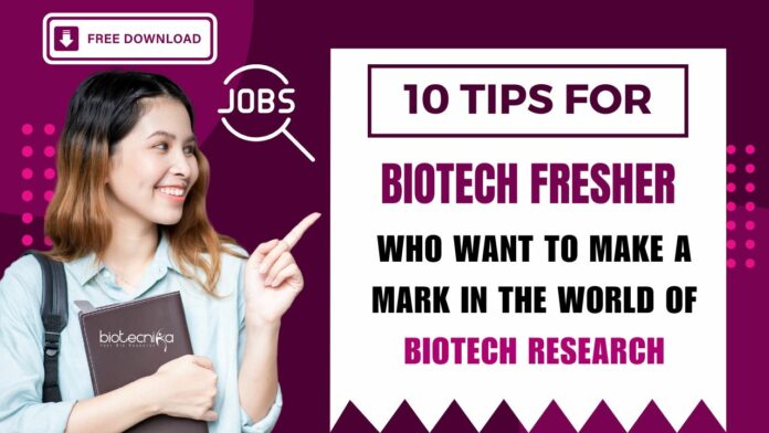Successful career in biotech research