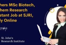 Freshers MSc Biotech