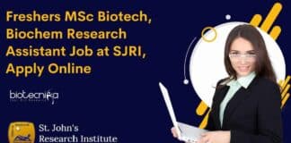 Freshers MSc Biotech