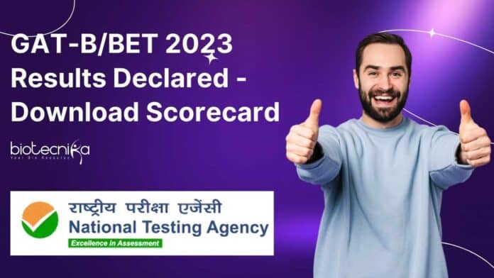 GAT-B/BET 2023 Results Declared - Download Scorecard