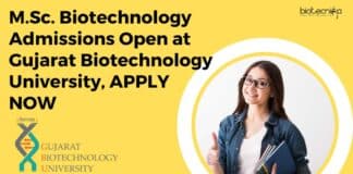 GBU MSc Biotechnology Admissions