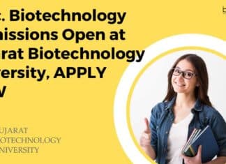 GBU MSc Biotechnology Admissions