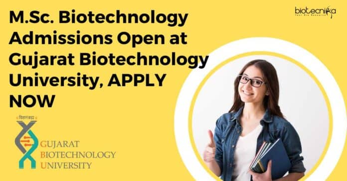 GBU MSc Biotechnology Admissions