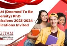 GITAM (Deemed To Be University) PhD Admissions 2023-2024 – Applications Invited GITAM PhD Admissions 2023-2024
