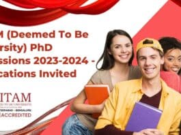 GITAM PhD Admissions 2023-2024