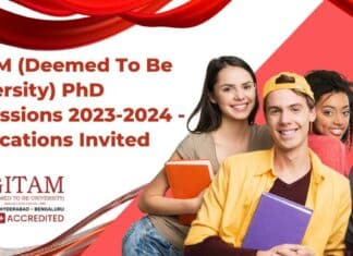 GITAM PhD Admissions 2023-2024