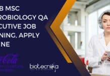 HCCB MSc Microbiology QA Executive Job Opening, Apply Online HCCB MSc Microbiology QA