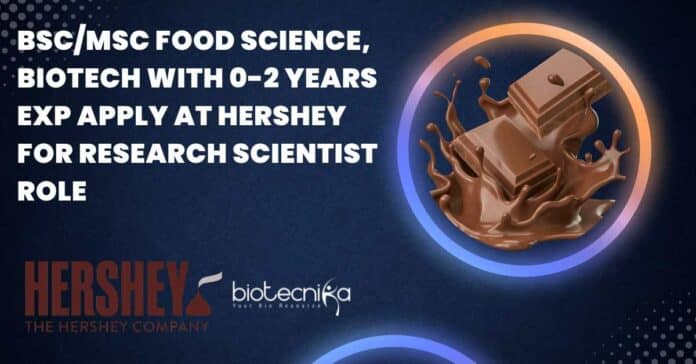 Hershey Research Scientist Job