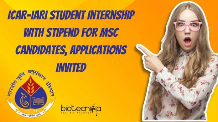 ICAR-IARI Student Intern