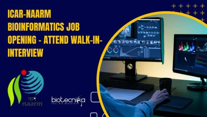 ICAR-NAARM Bioinformatics Job