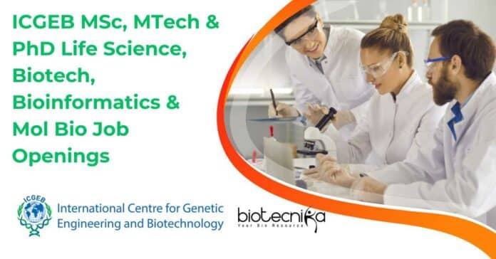 ICGEB Delhi Research Vacancies