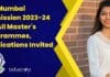 ICT Mumbai Admission 2023-24 For All Master’s Programmes, Applications Invited ICT Mumbai Admission 2023-24