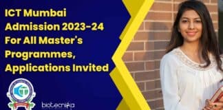 ICT Mumbai Admission 2023-24