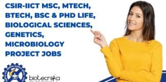 IICT Project Jobs Biotech