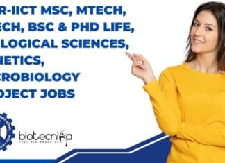 IICT Project Jobs Biotech