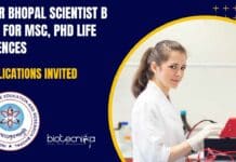 IISER Bhopal Scientist B