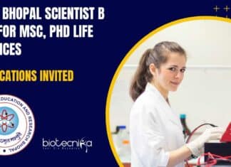 IISER Bhopal Scientist B