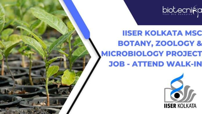 IISER Kolkata MSc Botany