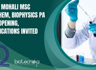 IISER Mohali MSc Biochem