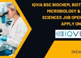 IQVIA BSc Biochem