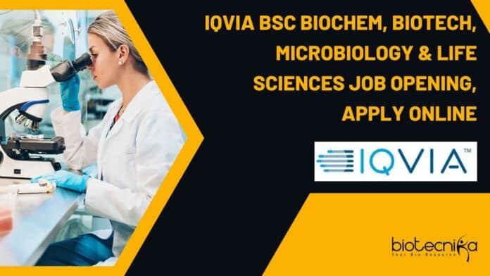 IQVIA BSc Biochem