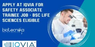 IQVIA BSc Trainee Job