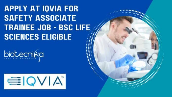 IQVIA BSc Trainee Job
