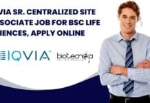 IQVIA BSc Vacancies