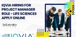 IQVIA Hiring For Manager