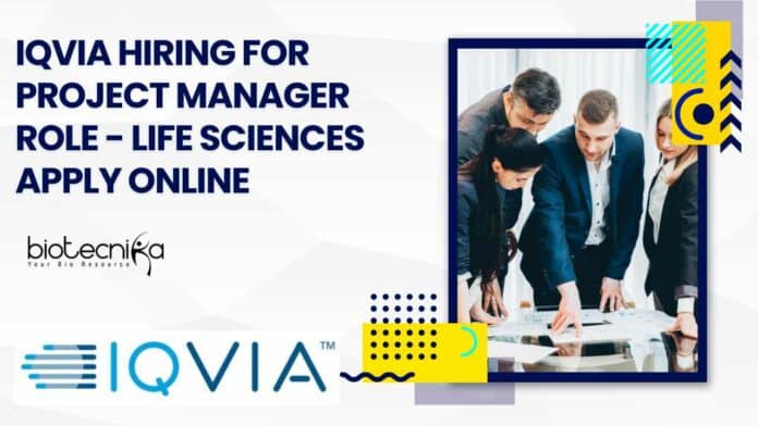IQVIA Hiring For Manager