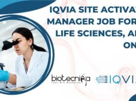 IQVIA Site Activation Manager Job
