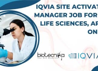 IQVIA Site Activation Manager Job