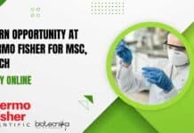 Intern Opportunity at Thermo Fisher For MSc, MTech, Apply Online Intern Opportunity at Thermo