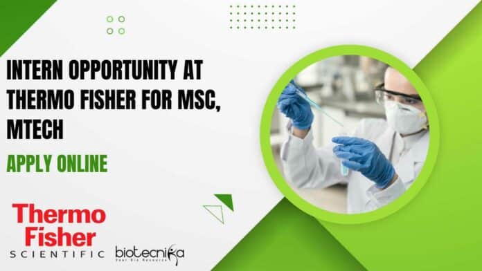 Intern Opportunity at Thermo