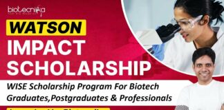 WISE Scholarship Program for Biotech Graduates, Postgraduates & Professionals