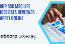 Labcorp BSc MSc Life