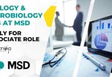 Biology & Microbiology Job at MSD, Apply For Associate Role MDS Associate Manager Job
