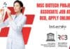 MSc Biotech Project Associate Job at RCB, Apply Online MSc Biotech Project Associate