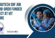 MSc Biotech SRF Job