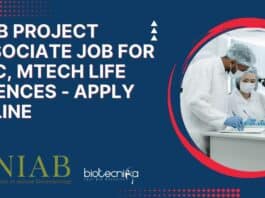 NIAB Job 2023 Biotech
