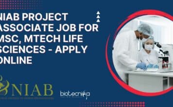 NIAB Job 2023 Biotech