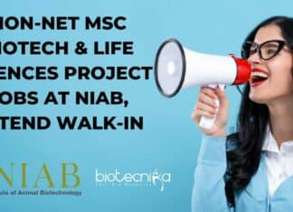 NIAB MSc Project Vacancy