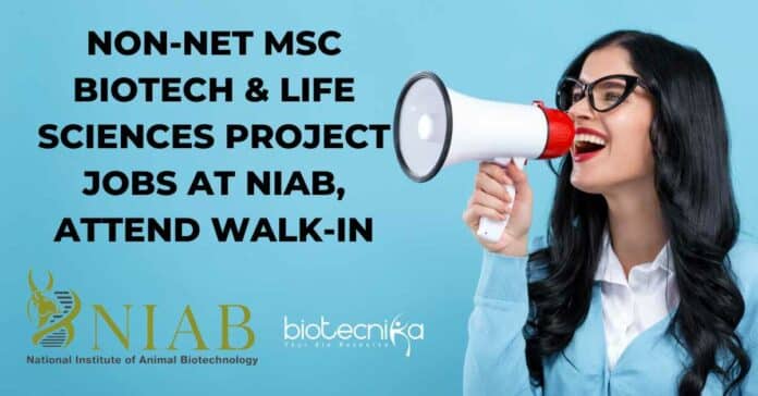 NIAB MSc Project Vacancy