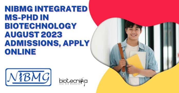 NIBMG Integrated MS-PhD