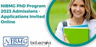 NIBMG PhD Program 2023