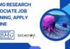 NIBMG Research Associate Job