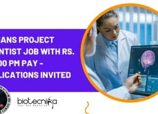 NIMHANS Project Scientist Job