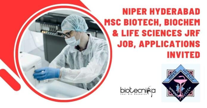 NIPER Hyderabad MSc Biotech
