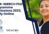 ICMR-NIRRCH PhD Programme Admissions 2023, Apply Online NIRRCH PhD Admissions 2023