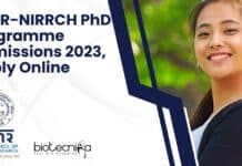 NIRRCH PhD Admissions 2023